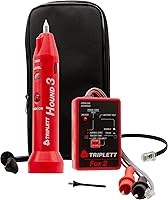 Vista 2 de Triplett 3399 Fox & Hound Premium Tone and Probe Wire Tracing Kit Generates Multiple Tones with Adjustable Sensitivity for Electrical Wire, LAN