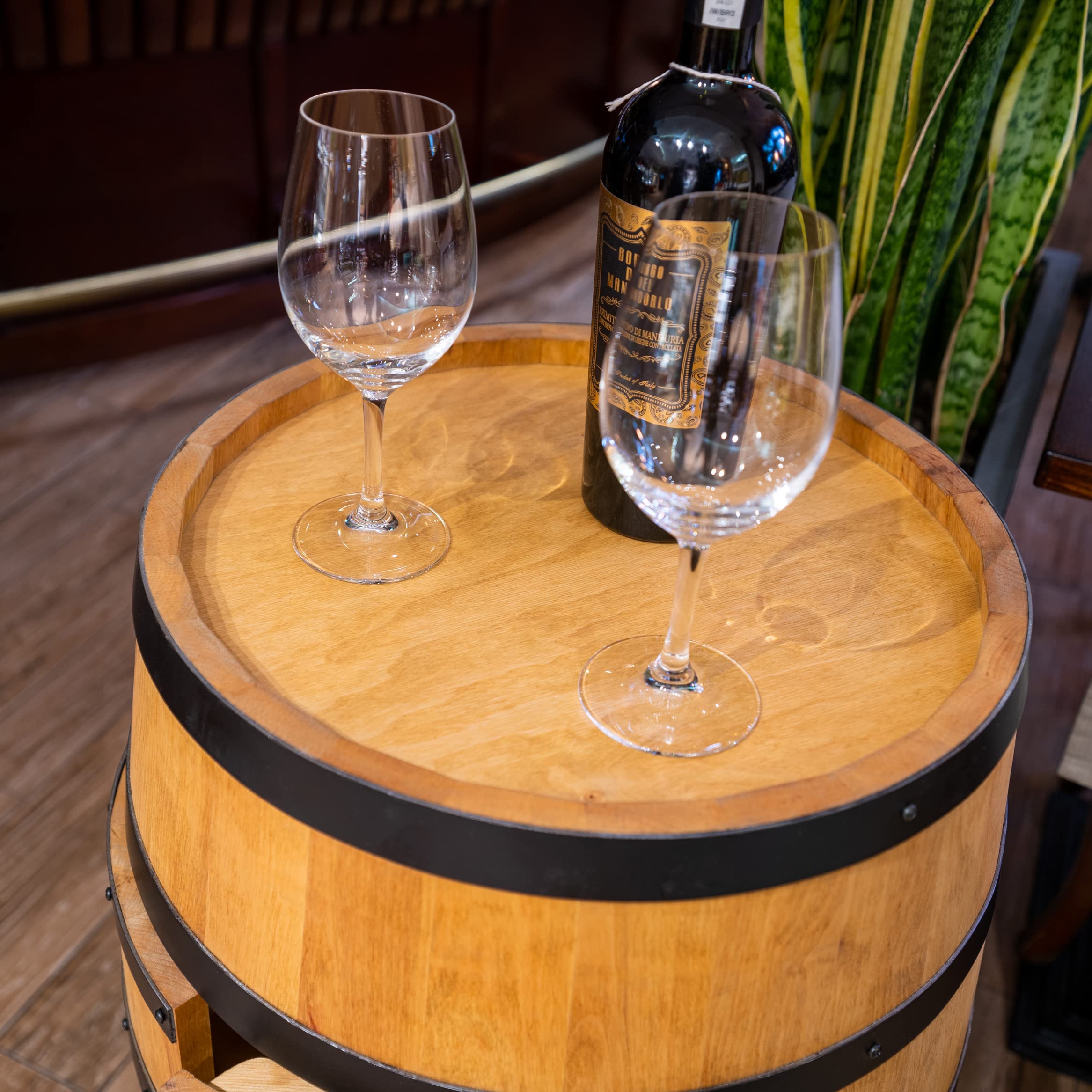 Oak Barrel Furniture Amish Barrel Tables | Whiskey Barrel Table And