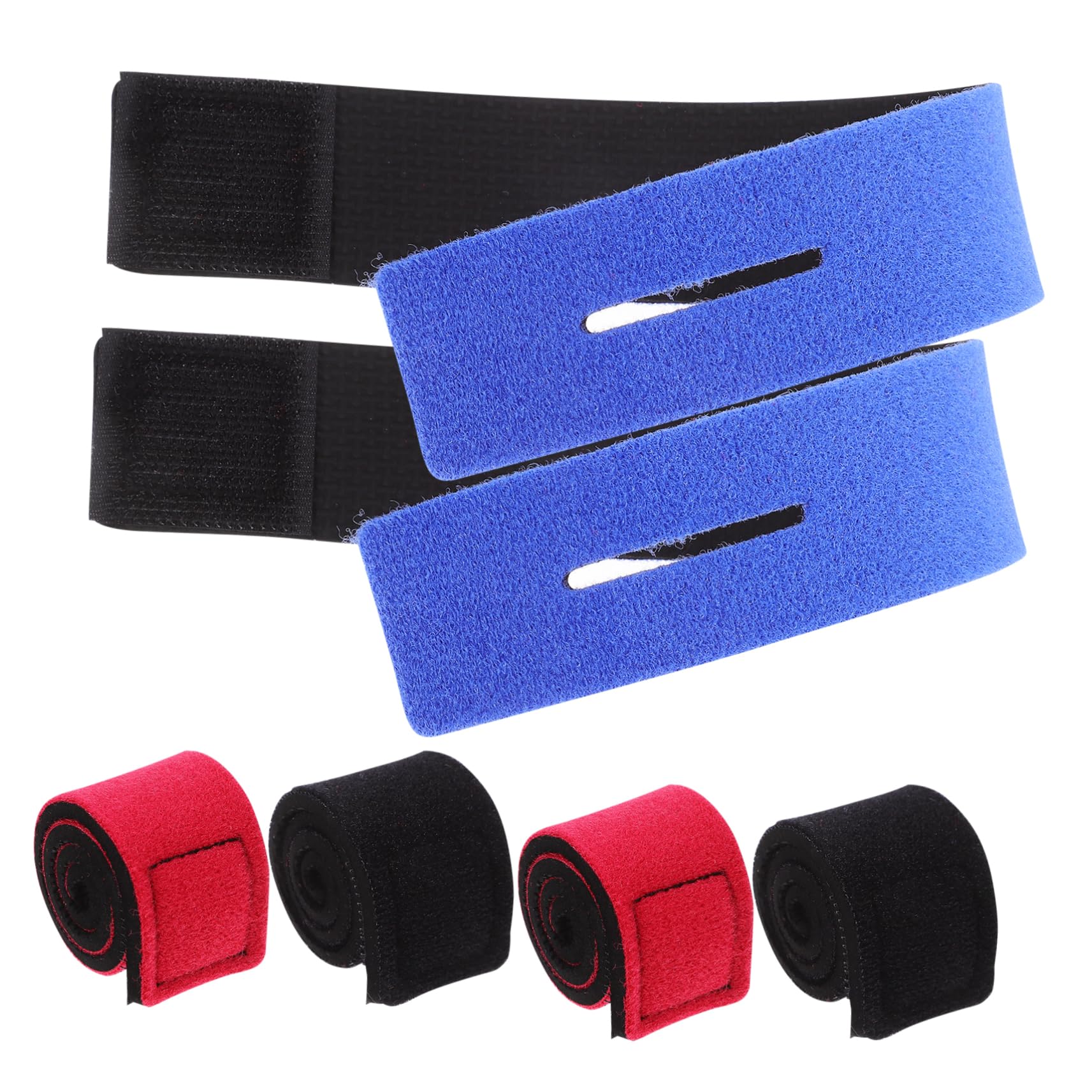 GOOHOCHY Fishing Rod Belt 6pcs Rod Wraps Strap Fishing Pole Sleeves for Easy Carrying