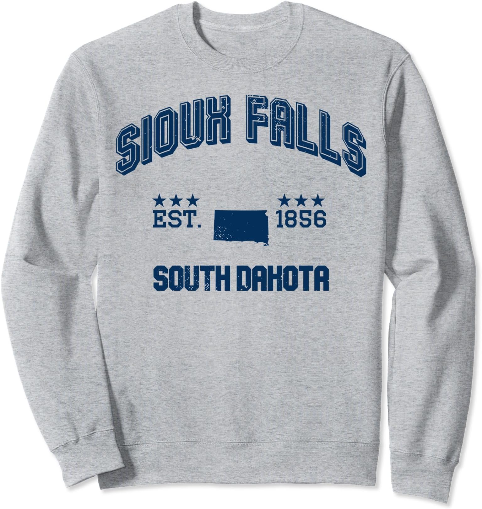 Aberdeen South Dakota SD Souvenir & TeeSioux Falls South Dakota SD Athletic Vintage Sports Navy Sweatshirt
