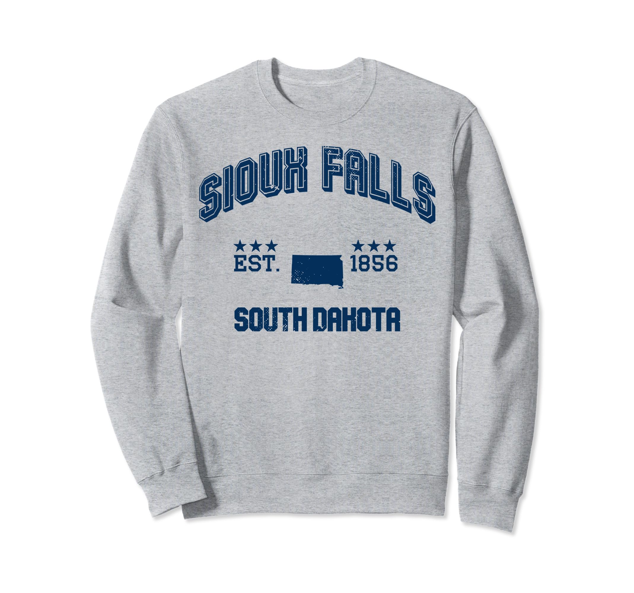 Aberdeen South Dakota SD Souvenir & TeeSioux Falls South Dakota SD Athletic Vintage Sports Navy Sweatshirt