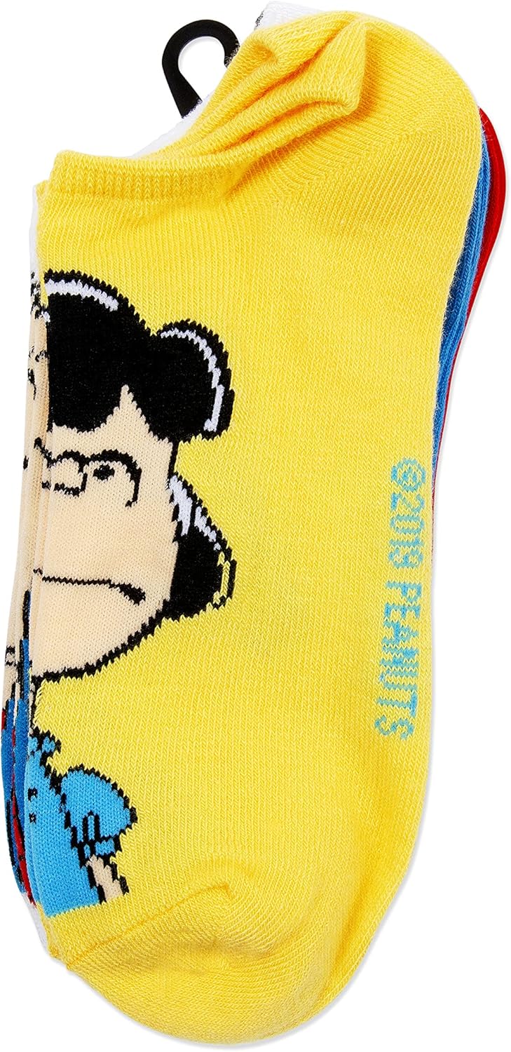 Peanuts Women's 5 Pack No Show Socks - Image 6
