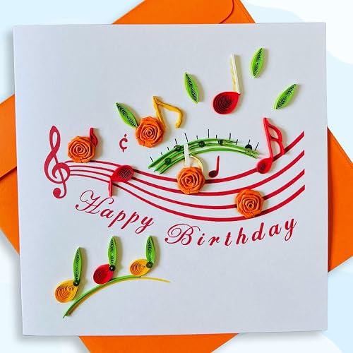 Quilling Cards 3D birthday Cards, handmade paper quilled card, handcrafted