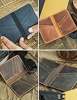Vista 22 de Handcrafted Genuine Leather Wallets, Minimalist Cardholders, and Passport Covers, Handmade Gift