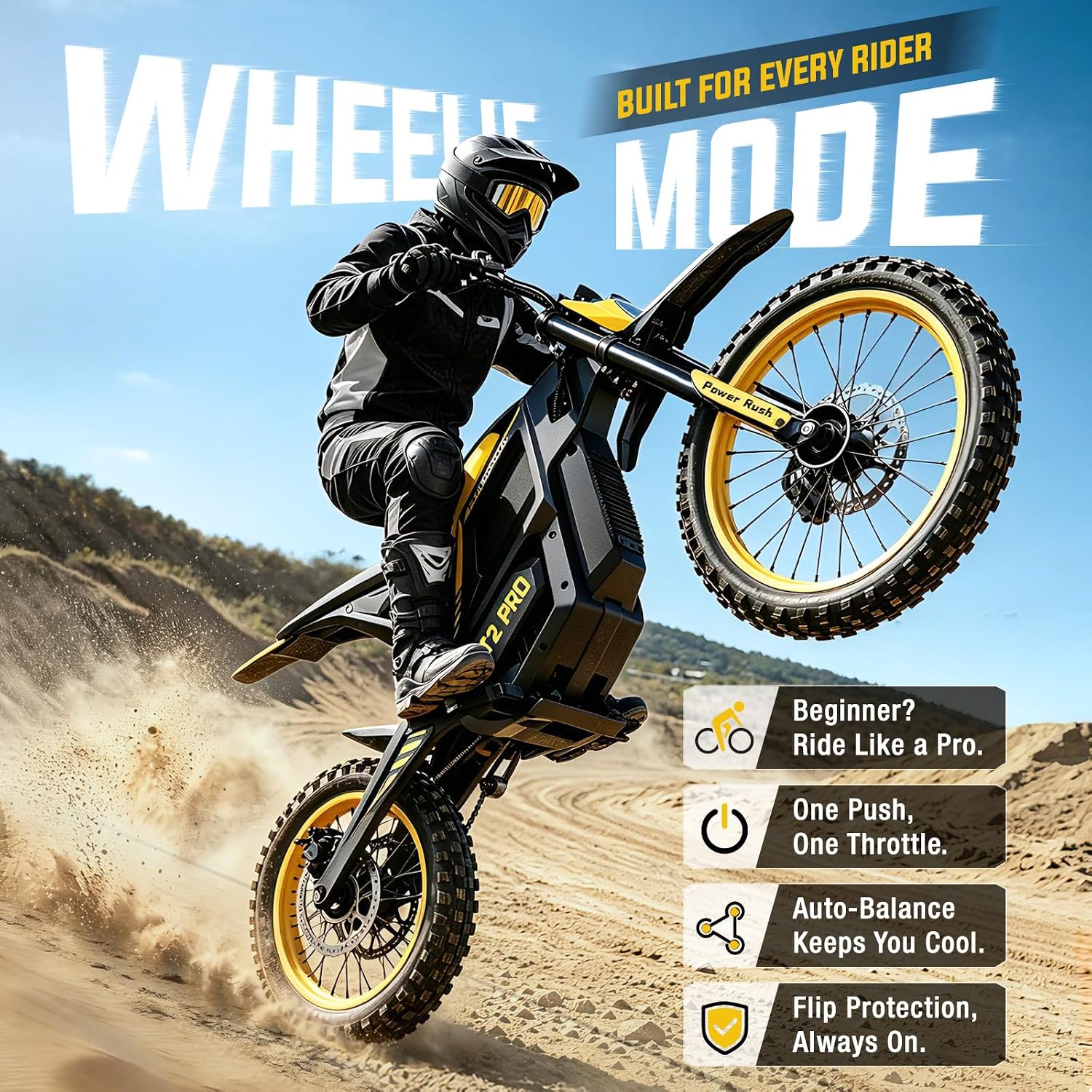  MT2 PRO Electric Dirt Bike for Adults thumbnail