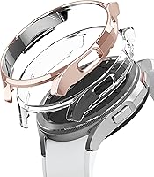 Vista 9 de Ringke Funda delgada [paquete de 2] compatible con Samsung Galaxy Watch 4 Classic de 1.654 pulgadas, bisel clásico Watch4 [solo marco] cubierta dura