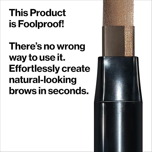 Miniatura 6 de Revlon Colorstay Browlights Pencil, Eyebrow Pencil & Brow Highlighter, Medium Brown, 0.038