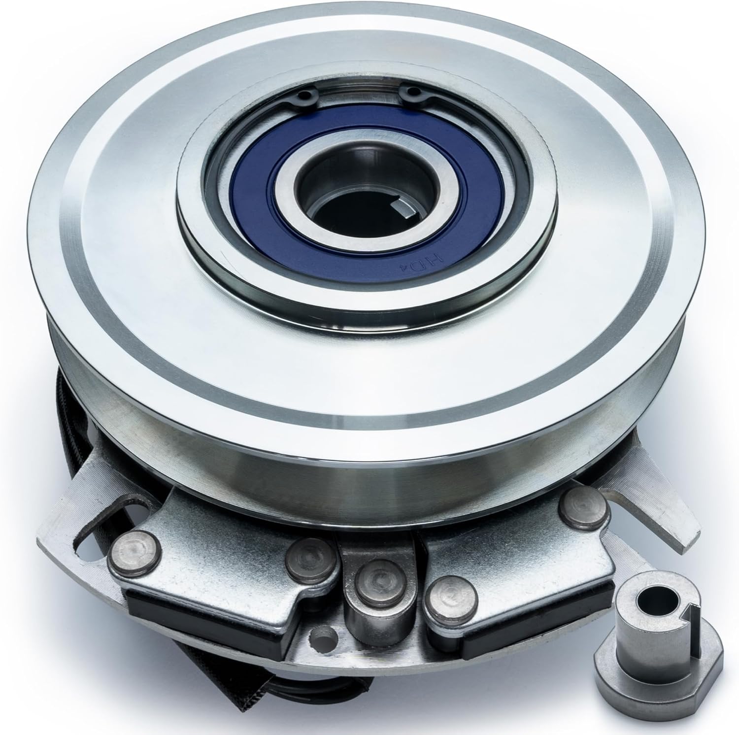 BIGBearing HiTorque 130ftlb Solid Steel Billet Pulley PTO Clutch 917-04326A for Cub Cadet GT2000 GT2050 GT2148 GTX2100 GTX2154 XT3-GS XT3-GSE XT3-GSX Huskee w/Larger Pulley Bearing Mower 917-04326