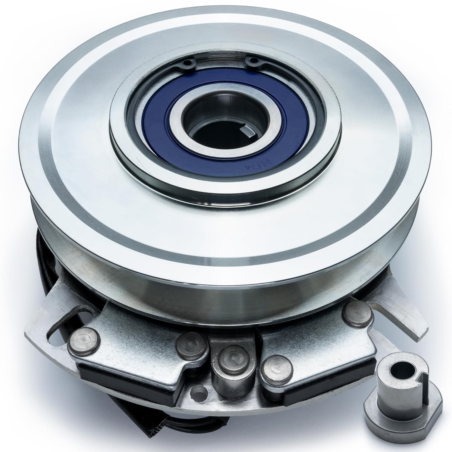 HD Switch HiTorque PTO Clutch 130 Ft-lb - BIGBearing Billet Pulley For Hustler Raptor Mowers, Replaces OEM 605827