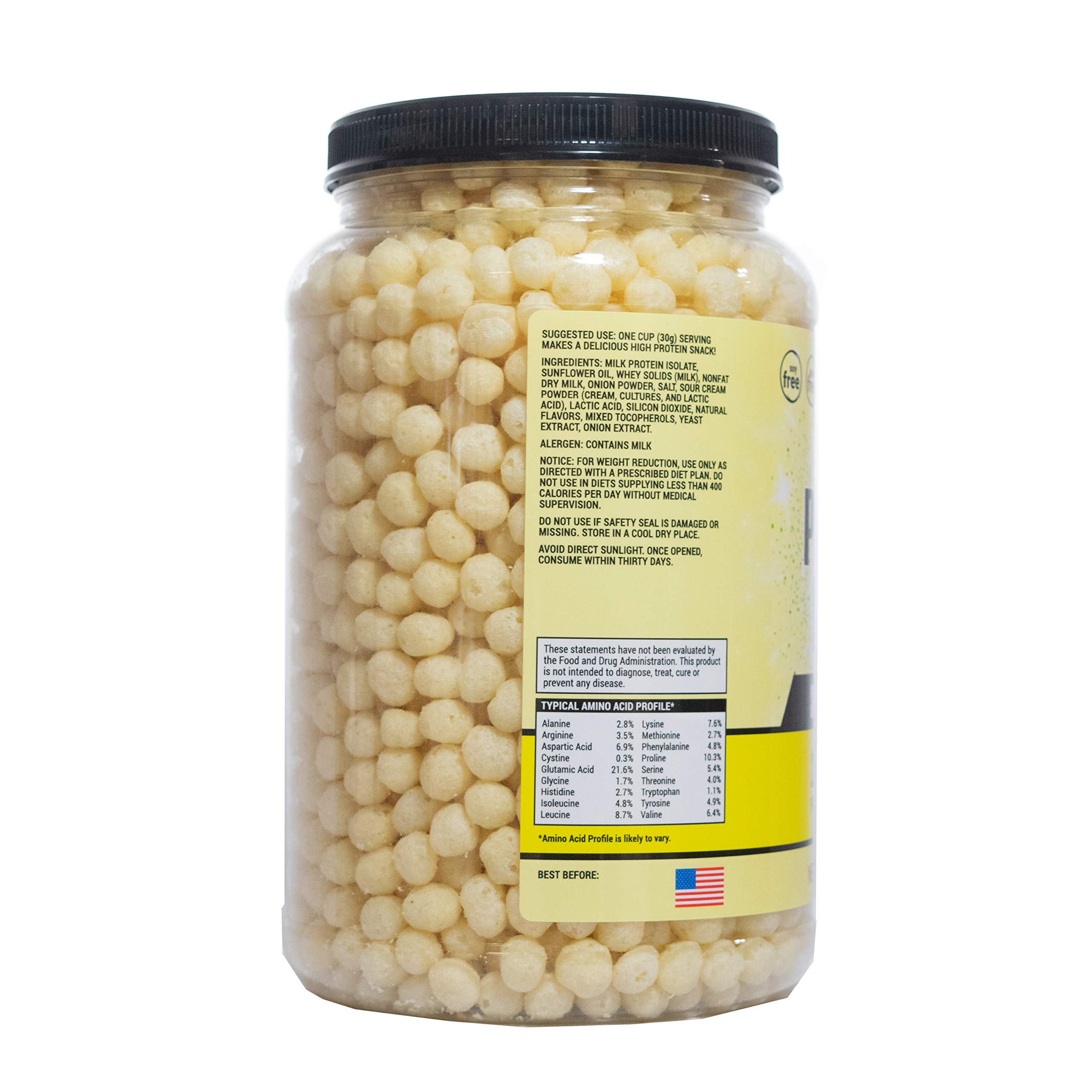 Twin Peaks Low Carb, Keto Friendly Protein Puffs, Sour Cream & Onion