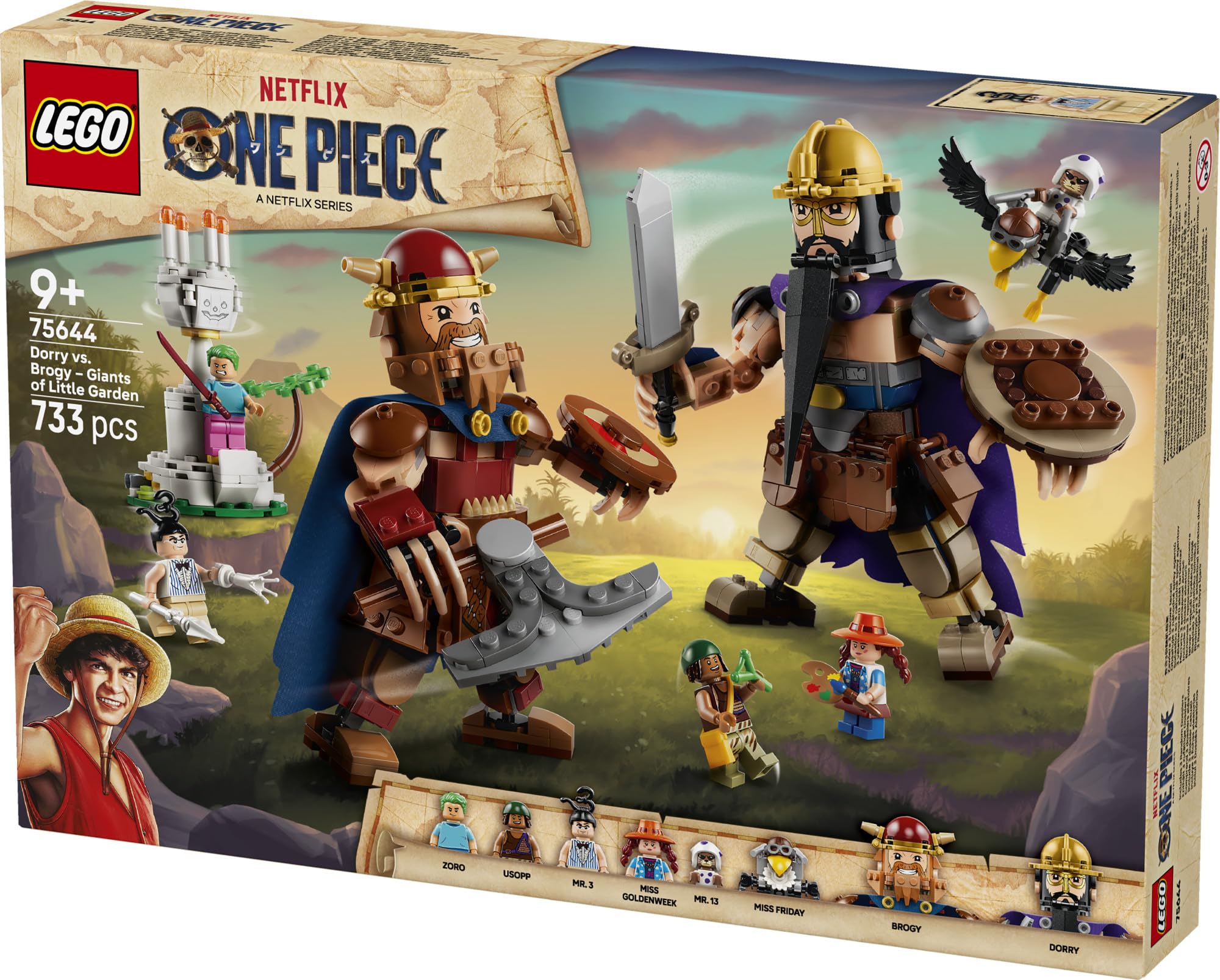 Amazon.com: LEGO ONE PIECE Dorry vs. Brogy – Giants of Little
