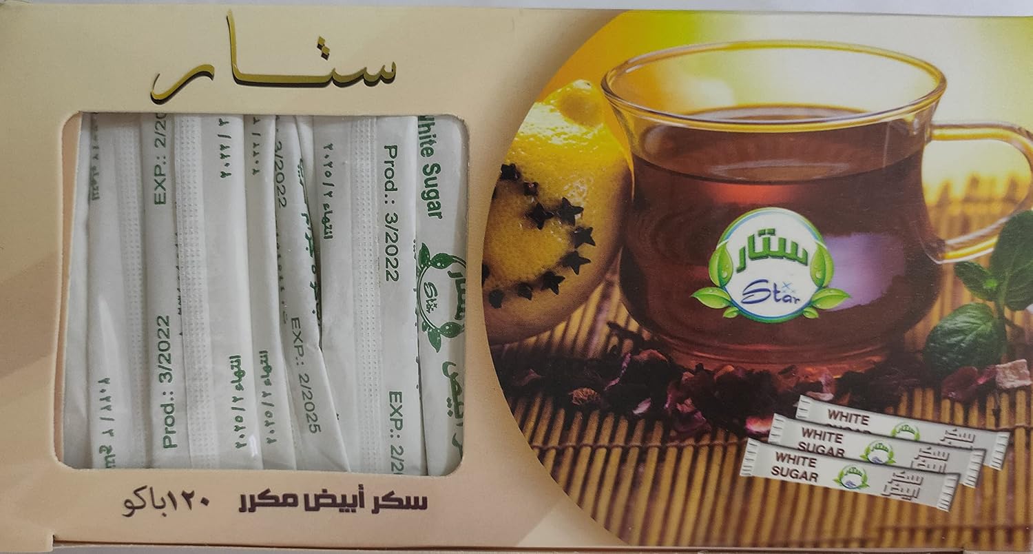 ستار سكر ابيض 600 جرام (120 باكو) سوبرماركت