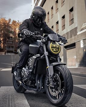 IRON JIA'S Motorcycle Jacket, CE Certified, 3-in-1 Windproof Riding Hoodie, All Season Jacket with Removable Liner XL