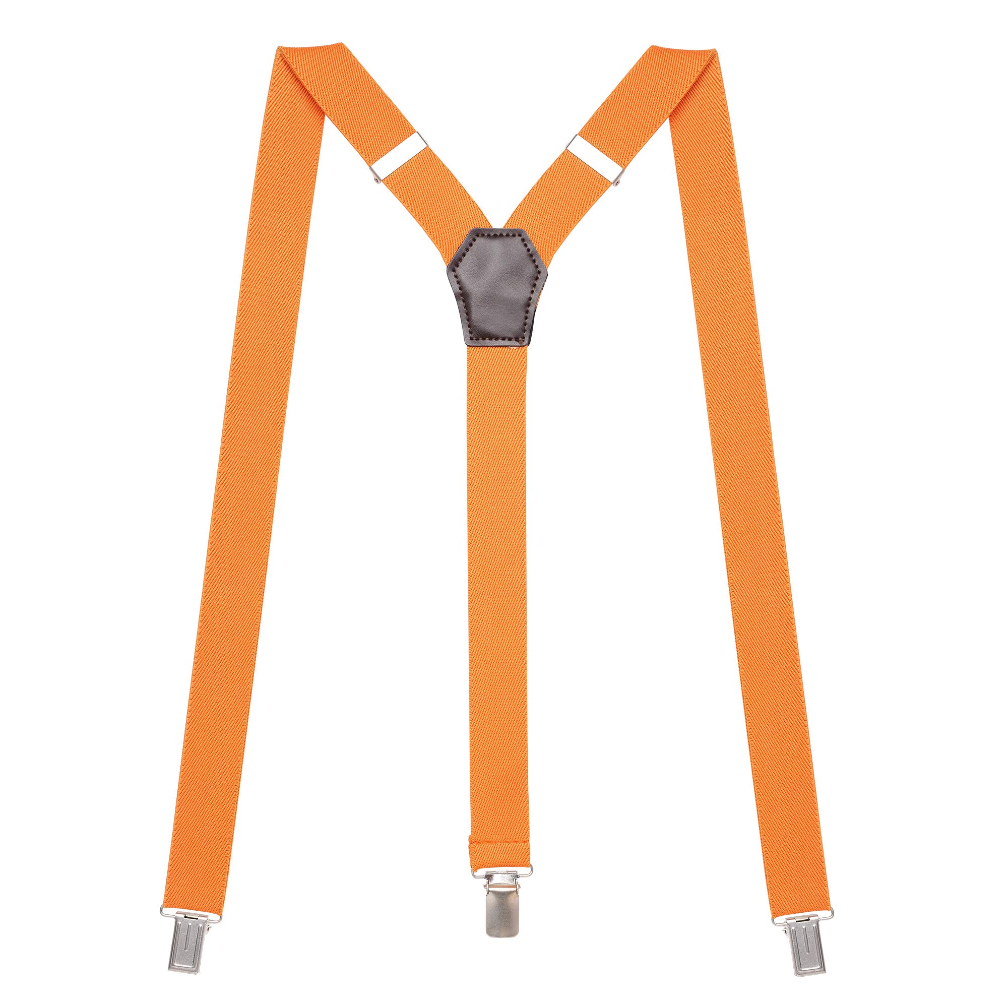 Womens Suspenders – Y Back Style – 1" Width - Comfortably Adjustable Elastic Straps and Metal Clips