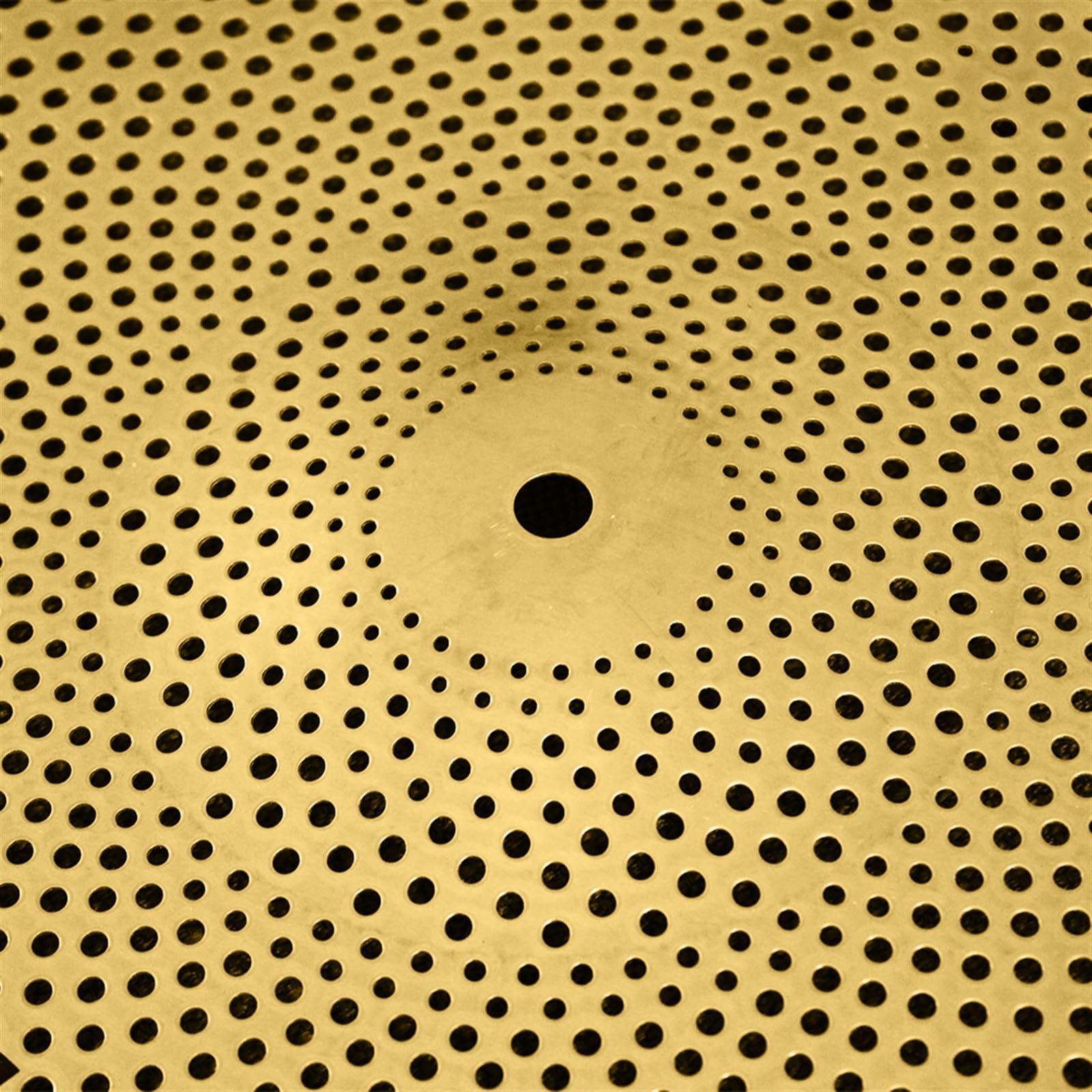 Une Paire Golden Mute Cymbal 14" Hi-Hat Cymbal Low Volume Cymbal Percussion Instrument Accessoires pour Instruments à Percussion