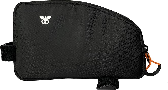 Bike Top Tube Bag | Fuel-Tank Style Bike Packing Bag with Easy 1 Hand Zipper Access