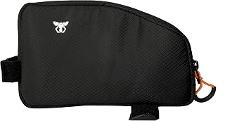 Bike Top Tube Bag | Fuel-Tank Style Bike Packing Bag with Easy 1 Hand Zipper Access