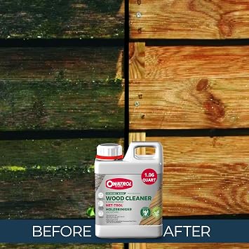 OWATROL Net-trol Outdoor Wood Cleaner, Neutralizer & Color Restorer, 34 Oz | Restores Natural Wood Color Fast, Outdoor Wood Cleaner & Neutralizer for Decks & Furniture, Water-Based, No Sanding Needed