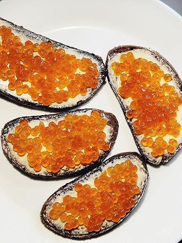 Miniatura 2 de Caviar rojo salmón, Phillips & Son Premium Chum Huevas 2.2 lb | 35.27 oz