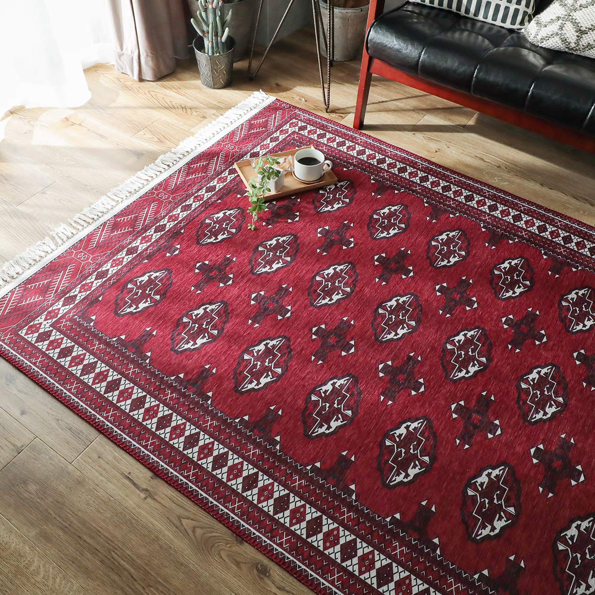Amazon.co.jp: グラムスタイル ボハラ トルクメン風 ラグ カーペット