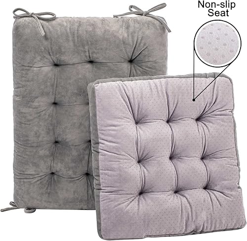 Miniatura 9 de Cojines para silla mecedora, cojines para muebles de exterior y patio, cojín de asiento y espaldar para silla de escritorio, comedor, cocina y silla