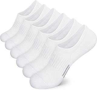 No Show Socks Womens Athletic Cushioned Low Cut Sports Running Ankle Socks for Women 6 Pairs