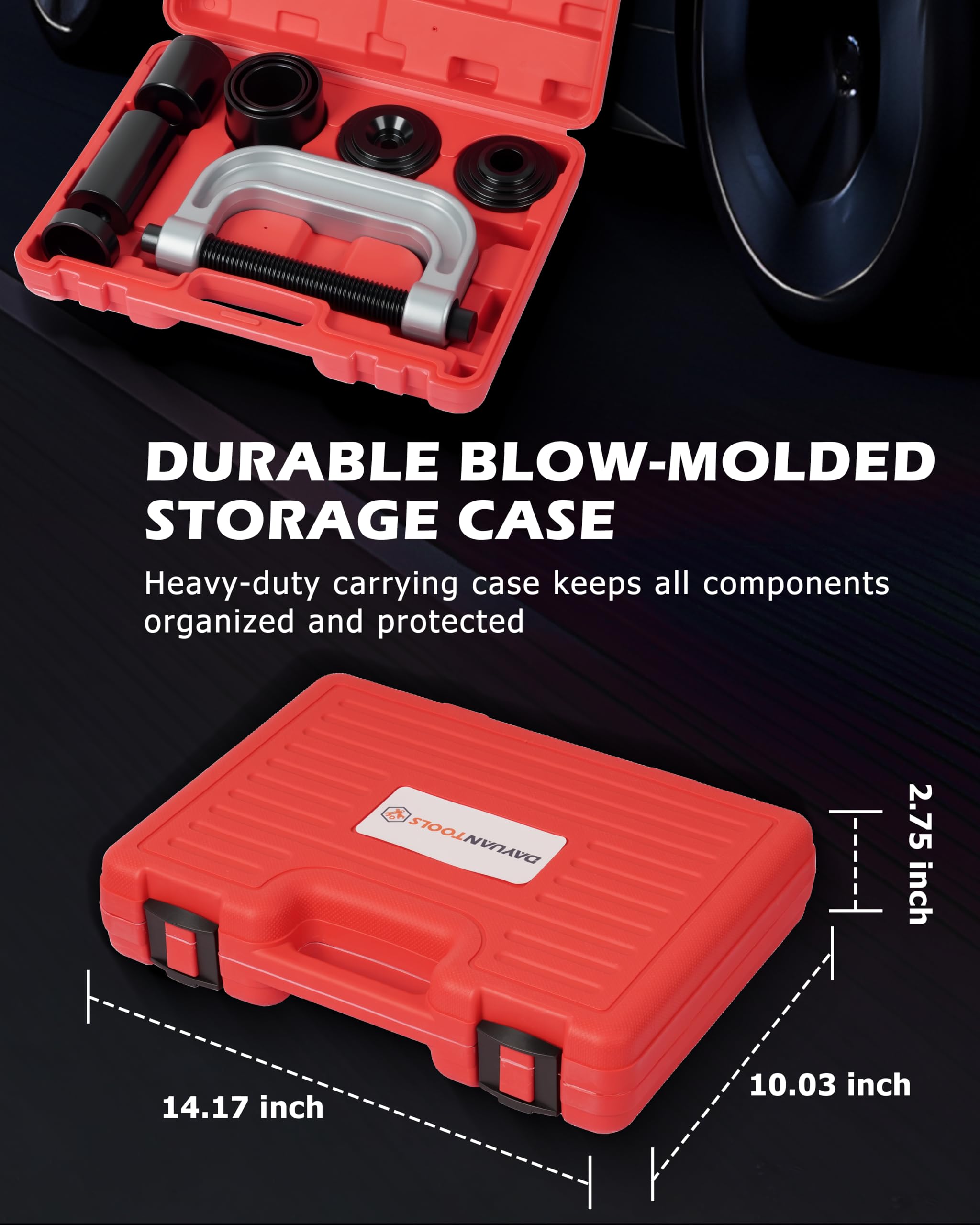 DAYUAN 4 in 1 Estrattore per Qiunti a Sfera e Giunti a Sfera Articolati, Ball Joint Service Tool Kit