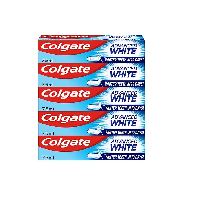 Buy Colgate Advanced White Toothpaste, 6 x Multi Action Whitening
