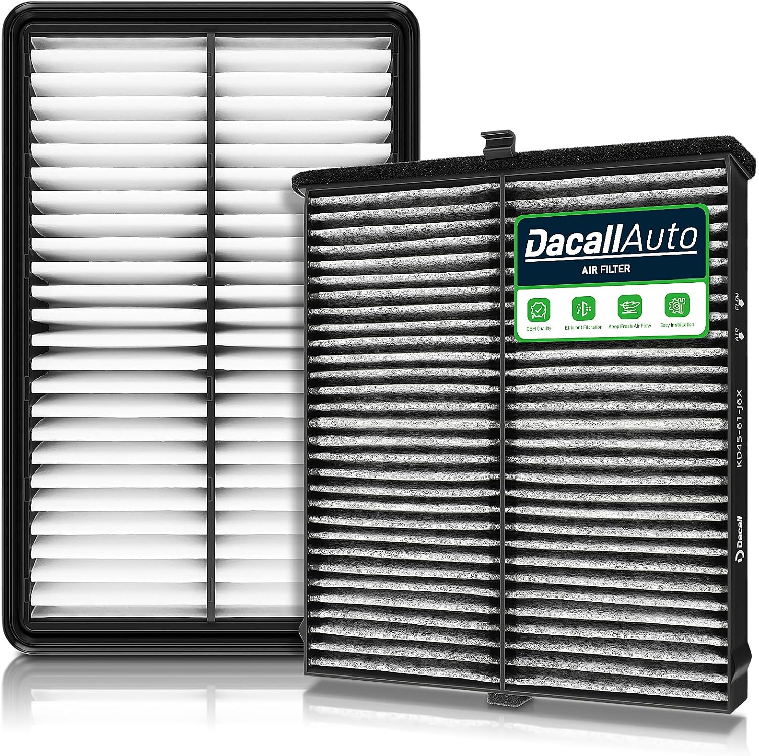 Engine & Cabin Air Filter Set for Mazda 3 (2014-2018), for Mazda 6 (2014-2021), CX-5 2.0L/2.5L (2013-2025), Naturally Aspirated Gas Only, Not for Turbo, Replace CF11811 CA11259