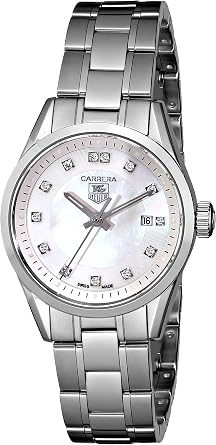 TAG Heuer Womens WV1411.BA0793 "Carrera" Casual Watch with Diamonds
