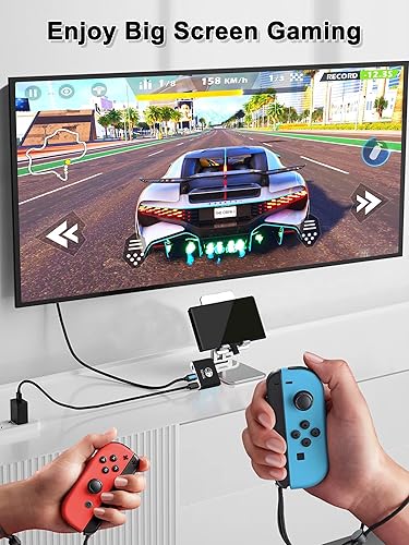 Miniatura 2 de Dnkeaur Switch Dock for Nintendo Switch & OLED, Switch Docking Station for TV, Nintendo Switch Base Accessories, Portable Switch Travel Dock, USB C