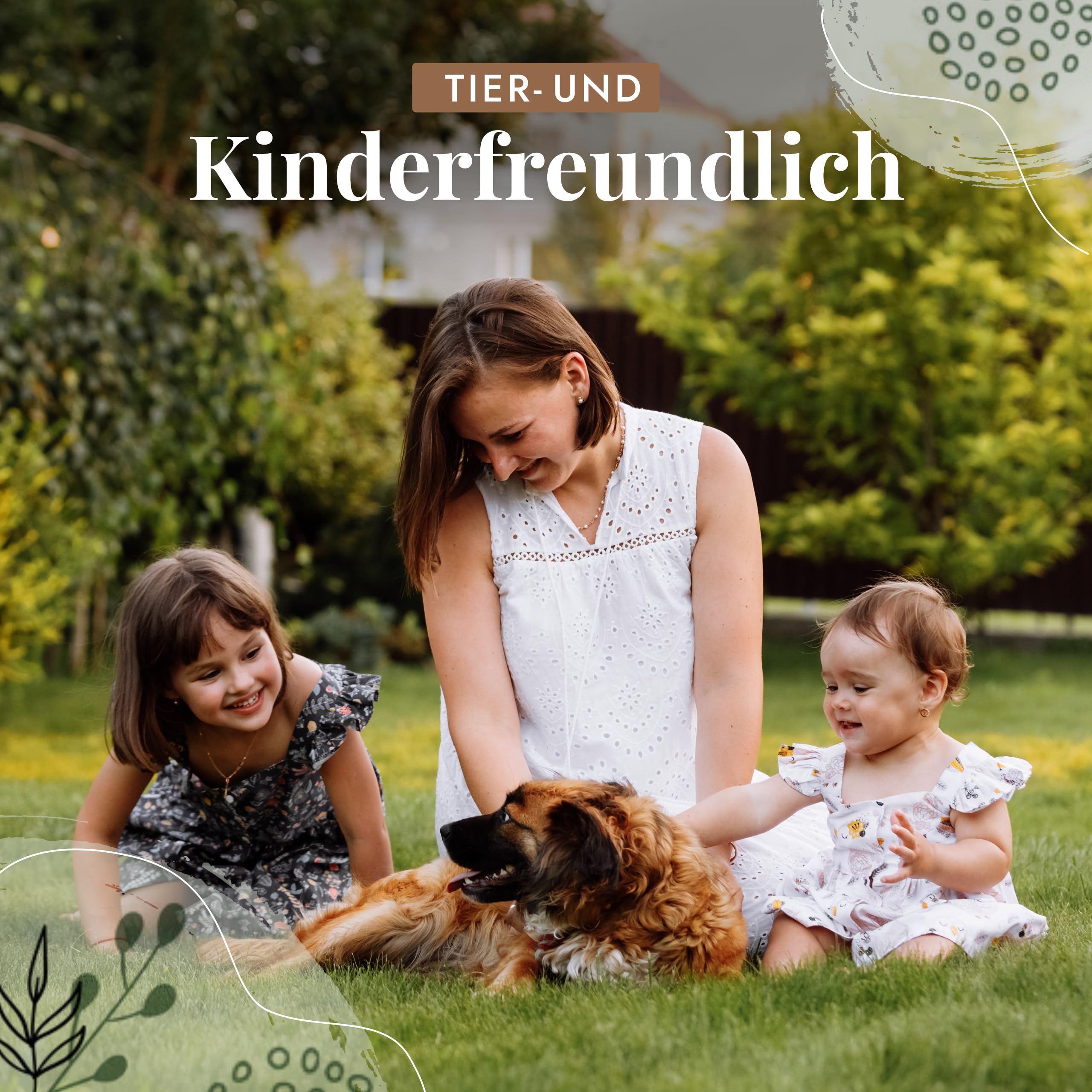 Bio Rasen Set mit Dünger & Rasensamen für 60m² - Grassamen mit Langzeit Volldünger & Bodenaktivator für Lücken & Rasen Nachsaat, organisch & vegan, unbedenklich für Kinder und Haustiere