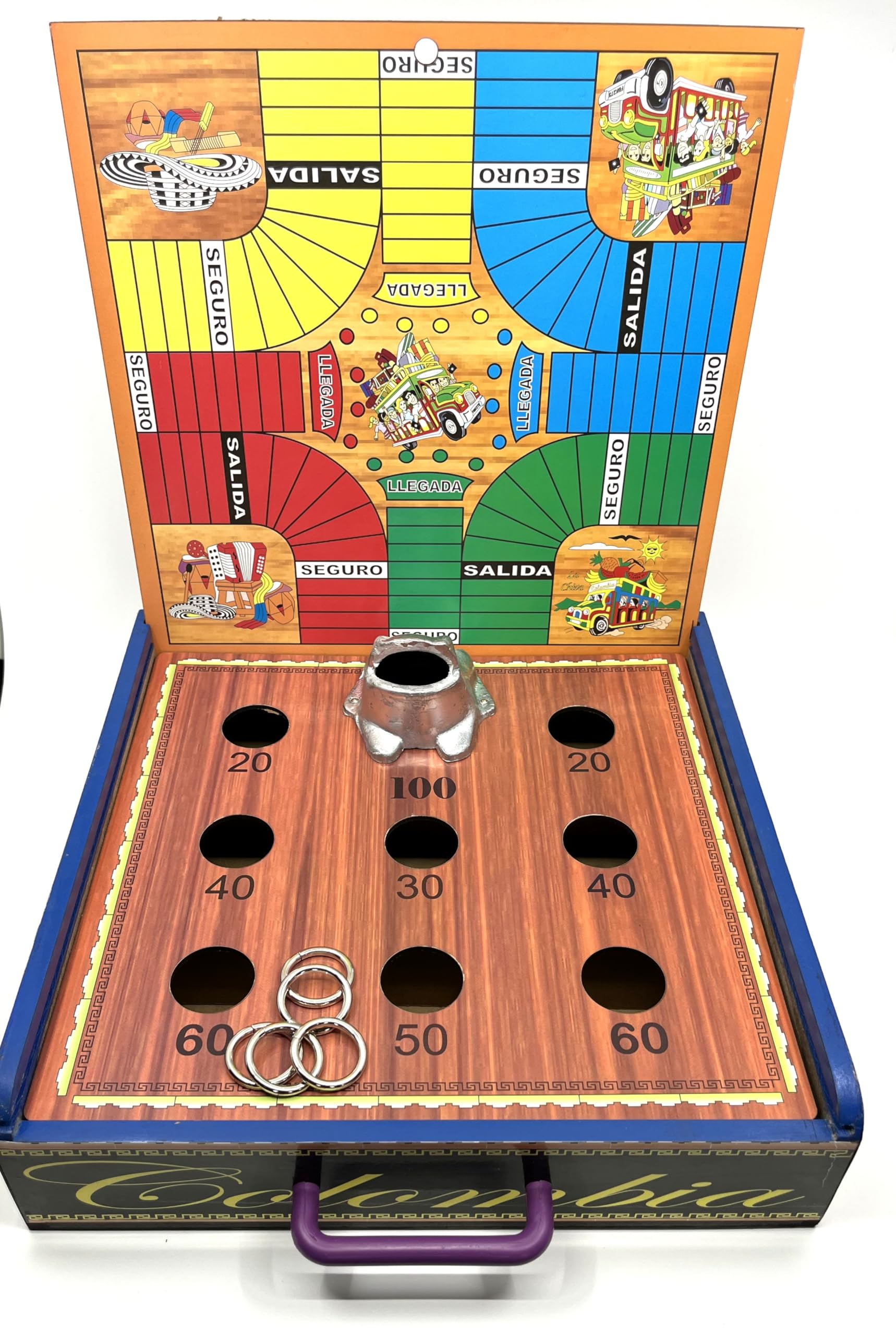 Juego de Rana o Sapo Colombiano (Colombian Frog Game) - Del Mundo Juego de Rana o Sapo Colombiano (Colombian Frog Game) - Del Mundo