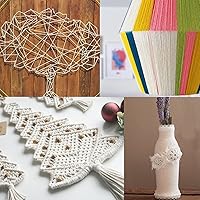 Vista 6 de G2PLUS Cuerda de algodón blanco, 1MM 656 pies de hilo de algodón para panaderos para atar carne, asar, salchichas, pavo, carniceros (blanco claro)