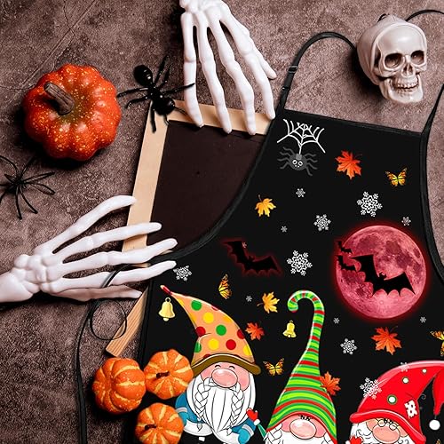Miniatura 4 de Halloween, Acción de Gracias, regalos de Navidad para hombres, delantales para marido, esposa, amigos, delantales de chef de cocina