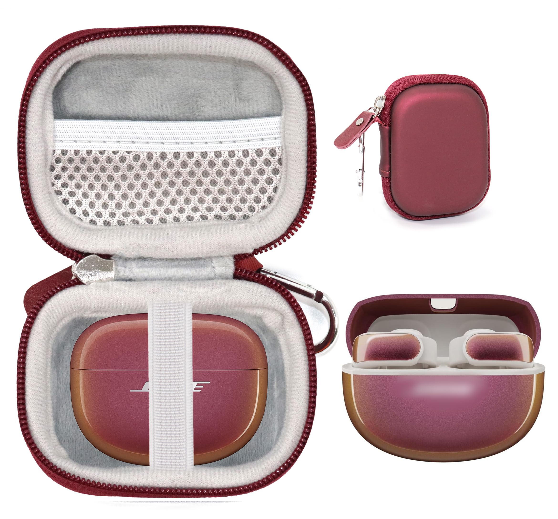 Case for Bose Ultra Open Bluetooth Earbuds (Wine)