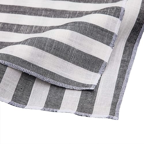 Miniatura 4 de rockcloud 4 manteles individuales grandes de lino y algodón de 17 x 13 pulgadas, lavables a máquina, para decoración de mesa del hogar, cocina,