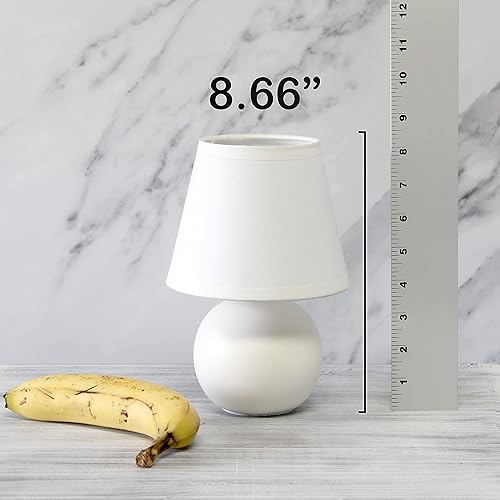 Miniatura 4 de Simple Designs - Mini lámpara de mesa de globo de cerámica Home Simple Designs