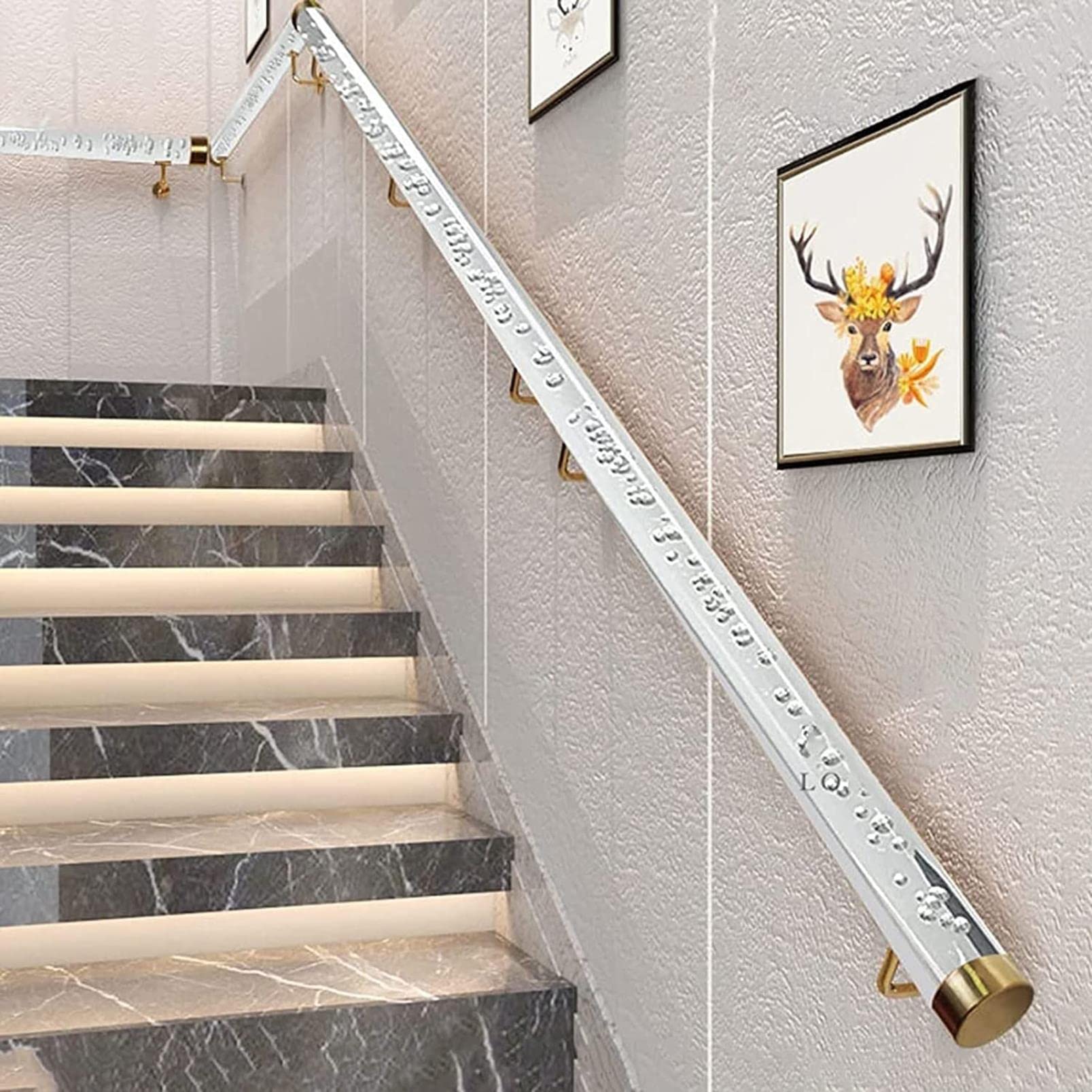 Transparent Handrail For Loft Stairs, 2 3 4 6 8 10 12 15