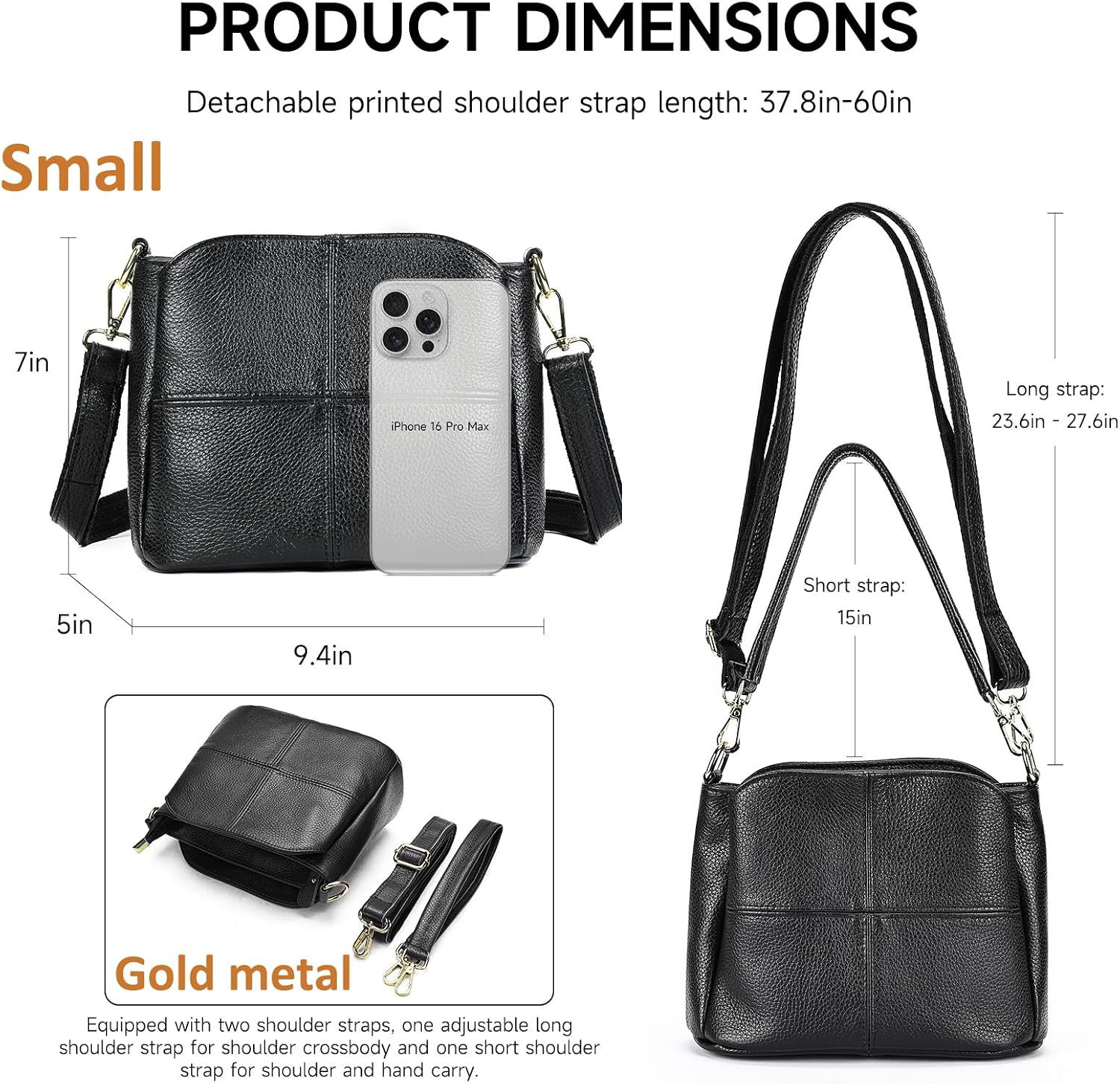 Genuine Leather Women Shoulder Bag Small Crossbody Bags Purse Mini Casual Hobo Lady Handbags and Purses Messenger Satchel