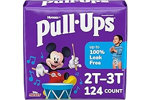 Huggies Pull-Ups Potty Training Pants for Boys, 2T-3T (16-34 lbs), 124 Count