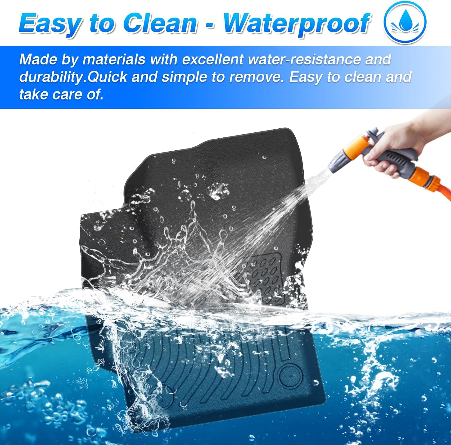 Corolla Floor Mats - Car Mats for Toyota Corolla 2020-2026 Sedan (Not Fit for Hatchback and Cross), All Weather Floor Mat for Corolla Accessories, Heavy Duty Rubber Mats, Car Accessories