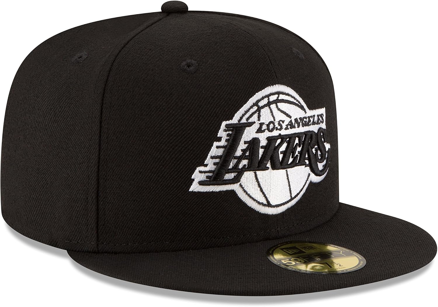 Black & White Miami Heat 59FIFTY Fitted Cap by New Era - Image 5