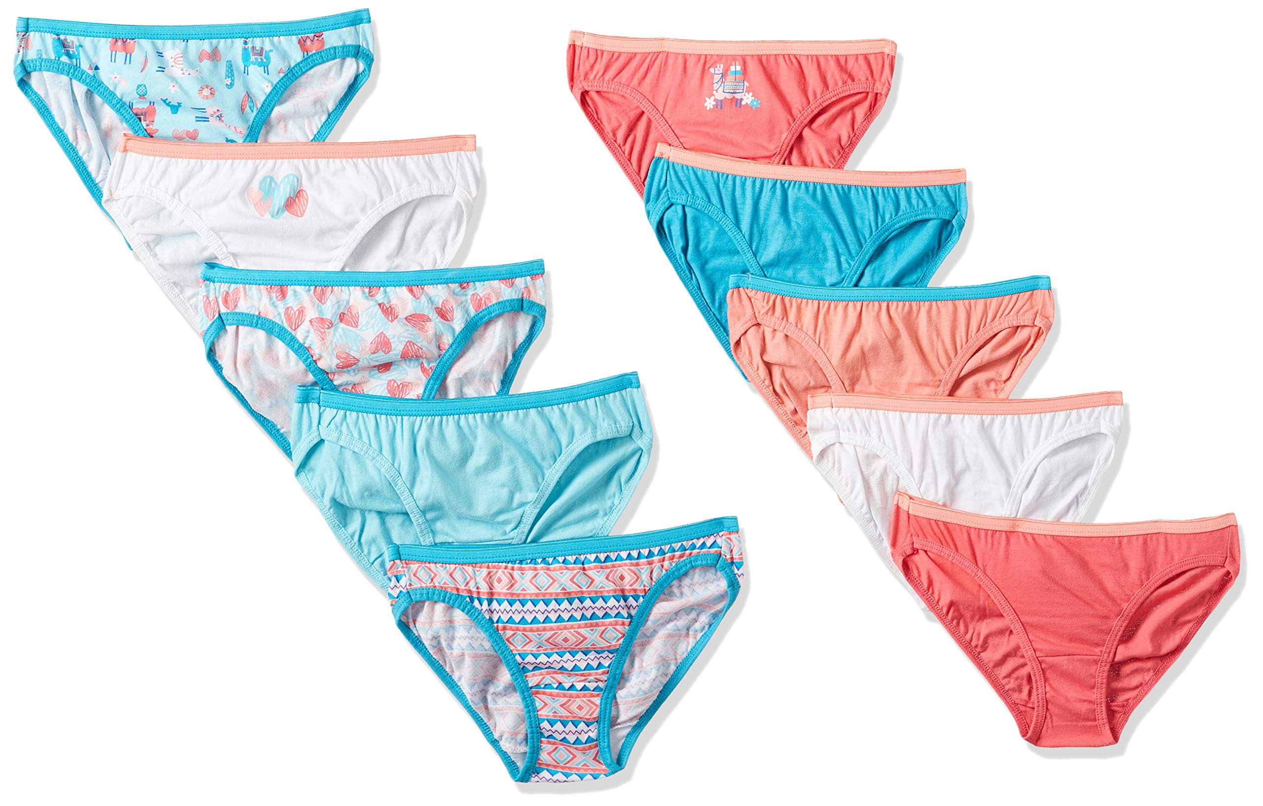Buy Hanes Girl's Bikini Pack of 10 Bikini Style Underwear (pack of 10