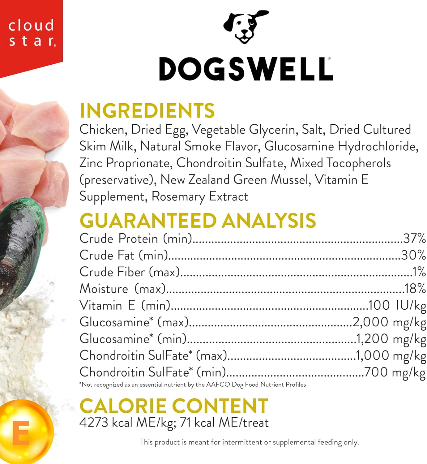Dogswell Hip & Joint Grillers Dog Treats, Chicken, 24 Oz. Pouch