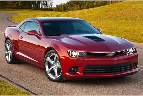 Miniatura 7 de Xotic Tech - 6 calcomanías de vinilo con incrustaciones de vinilo para carrocería L&R para ventilación lateral, compatible con Chevrolet Camaro