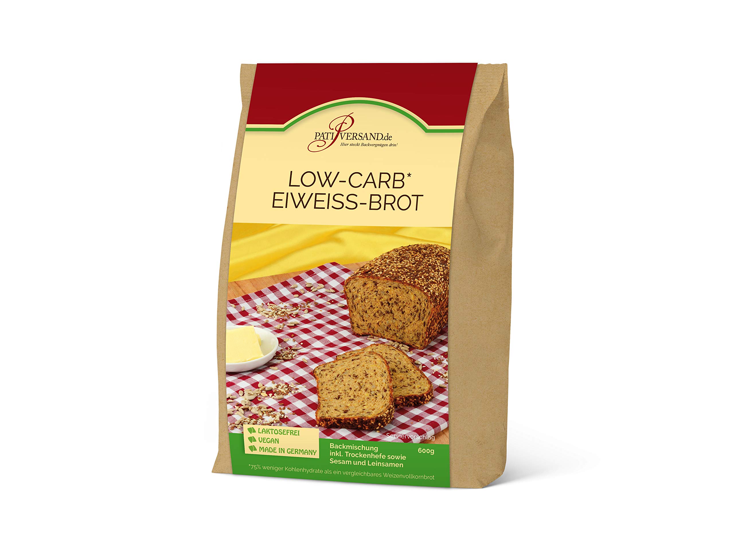 Backmischung Low‑Carb Eiweiß‑Brot 600g
