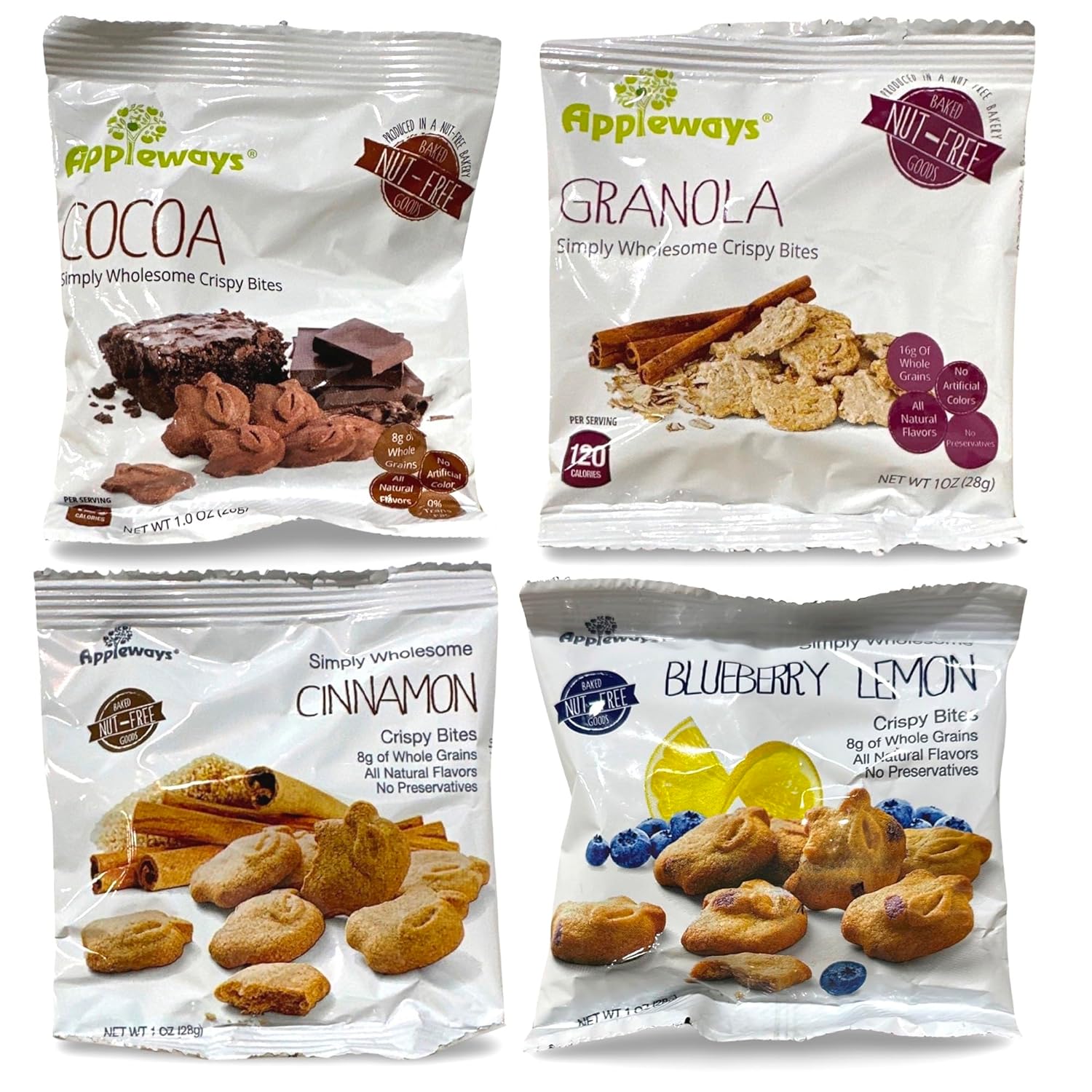 Appleways Simply Wholesome Crispy Bites Paquete variado Paquete variado de Tribeca Curations 1