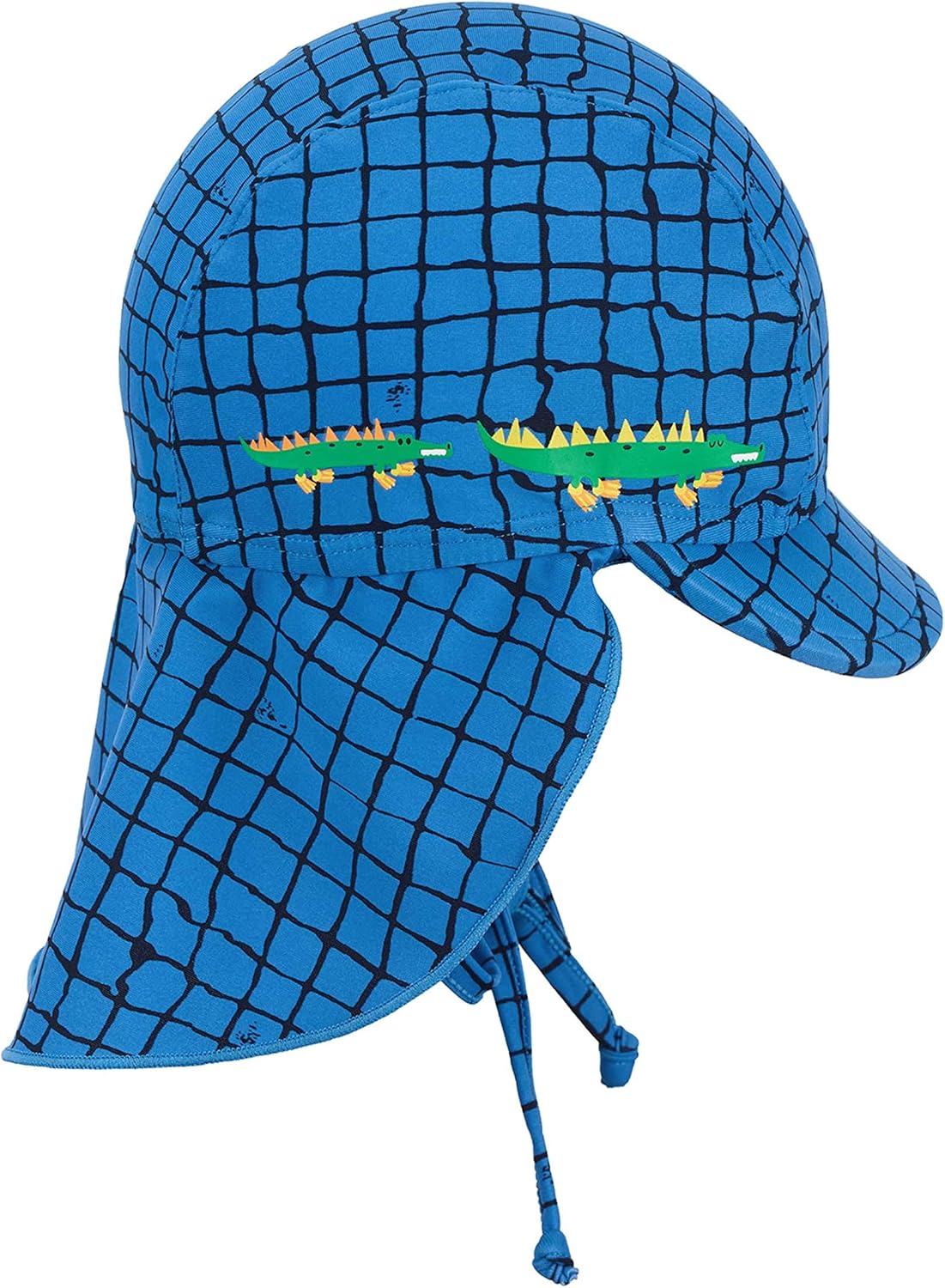 Sterntaler Cap with Neck Protection, Crocodile Baby Boys Sun Hat (1-Pack)