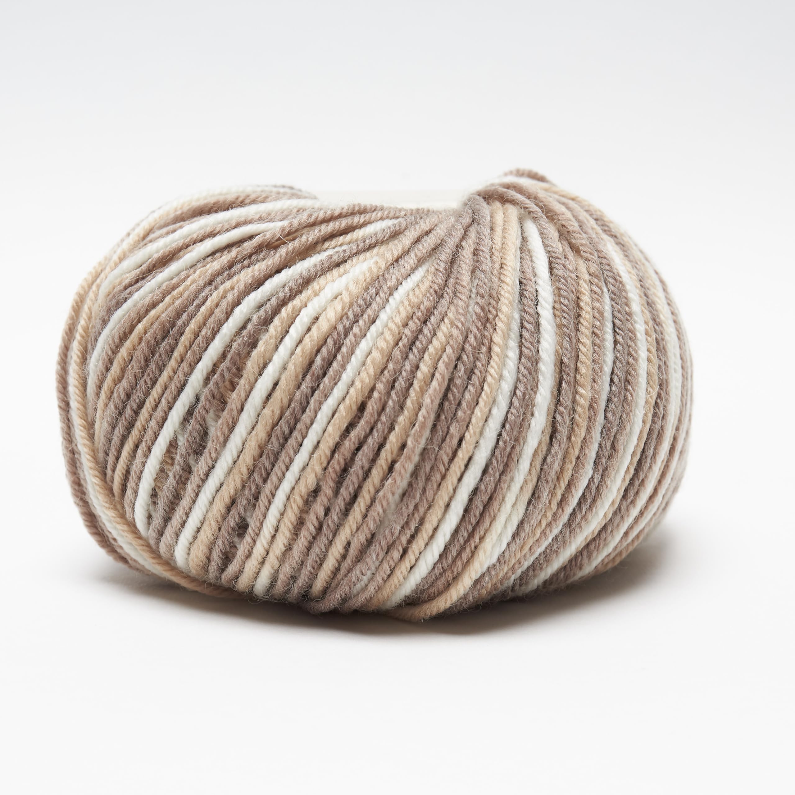 Tricot Café - Irene - Pelote De Laine Mérinos Mélangée Non